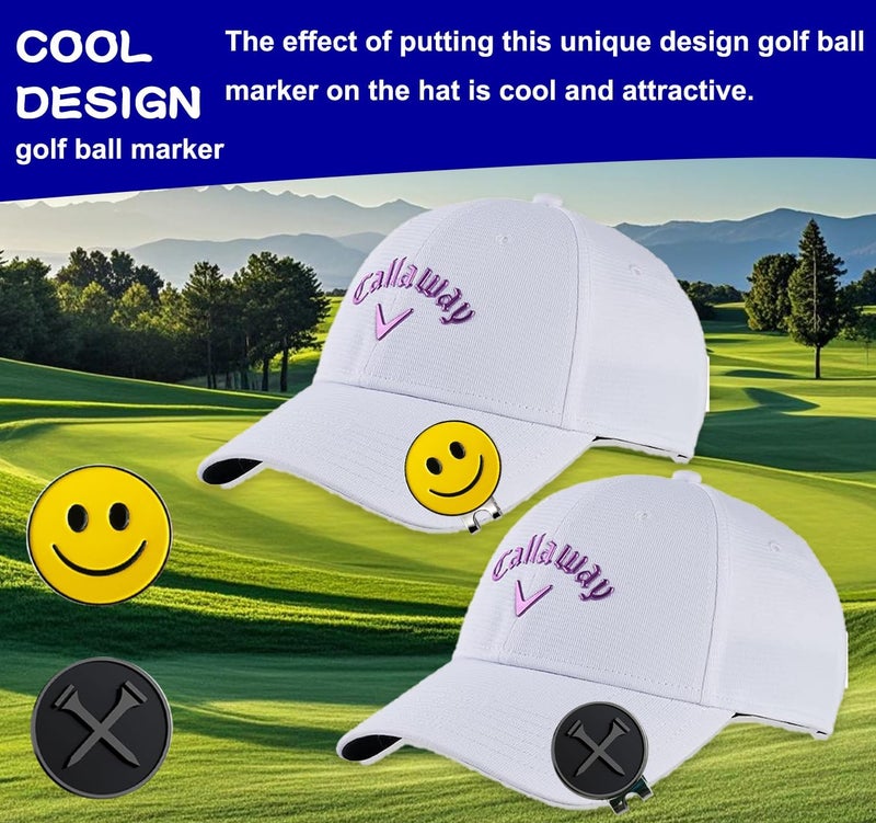 Adhere Golf Ball Markers Personlized Logo Enamel with A Strong Magnetic Hat Clips A Premium Golf Gifts for Golfer - Image 3
